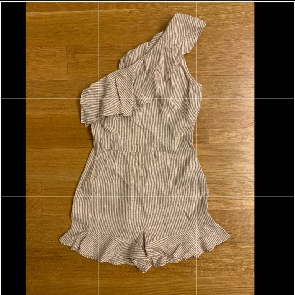 Intermix one shoulder romper